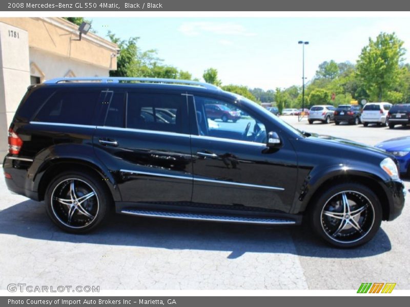 Black / Black 2008 Mercedes-Benz GL 550 4Matic