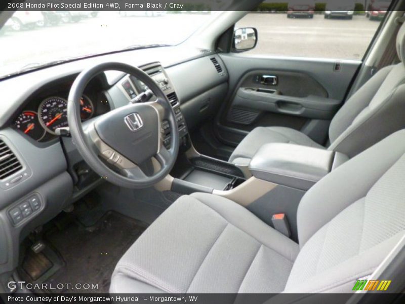 Gray Interior - 2008 Pilot Special Edition 4WD 
