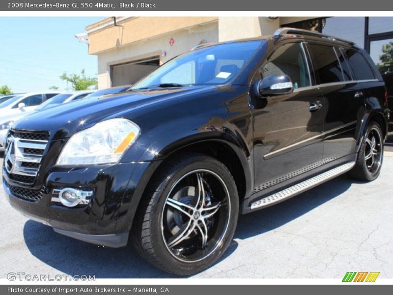 Black / Black 2008 Mercedes-Benz GL 550 4Matic