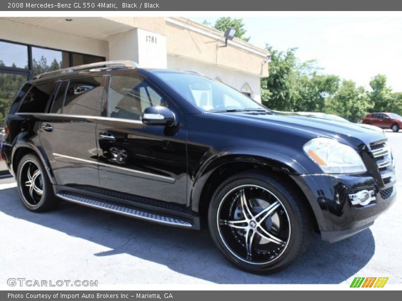 Black / Black 2008 Mercedes-Benz GL 550 4Matic
