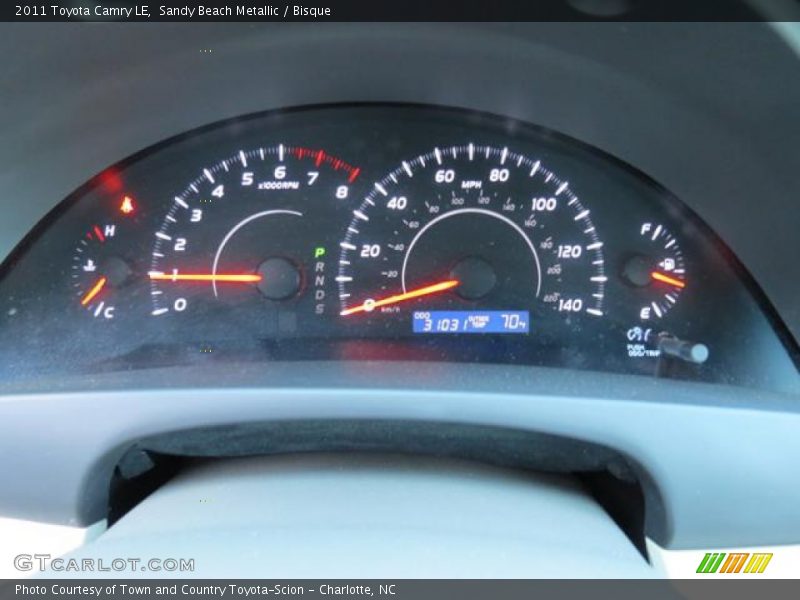 Sandy Beach Metallic / Bisque 2011 Toyota Camry LE