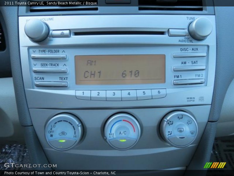 Sandy Beach Metallic / Bisque 2011 Toyota Camry LE