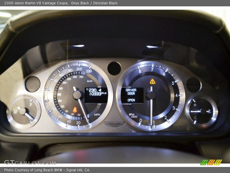  2006 V8 Vantage Coupe Coupe Gauges