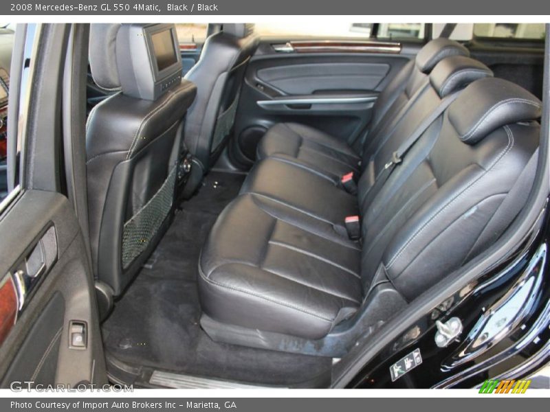 Rear Seat of 2008 GL 550 4Matic