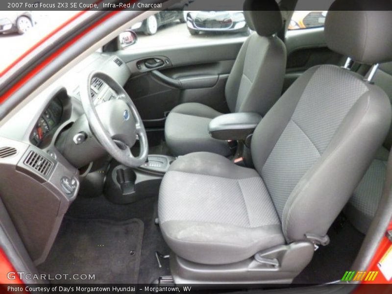 Infra-Red / Charcoal 2007 Ford Focus ZX3 SE Coupe