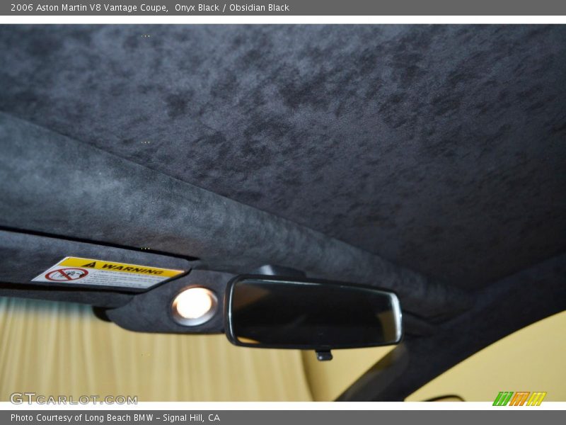 Onyx Black / Obsidian Black 2006 Aston Martin V8 Vantage Coupe