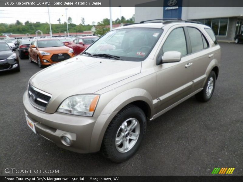 Sand Beige Metallic / Beige 2005 Kia Sorento EX 4WD