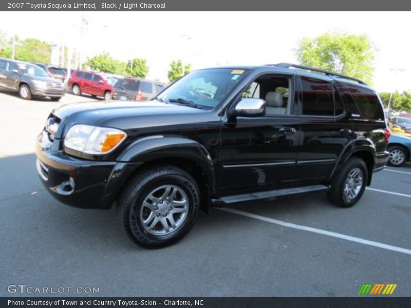 Black / Light Charcoal 2007 Toyota Sequoia Limited