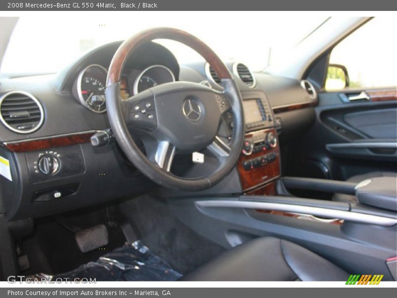 Black / Black 2008 Mercedes-Benz GL 550 4Matic