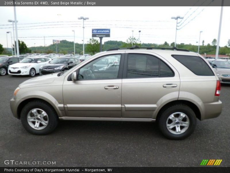 Sand Beige Metallic / Beige 2005 Kia Sorento EX 4WD