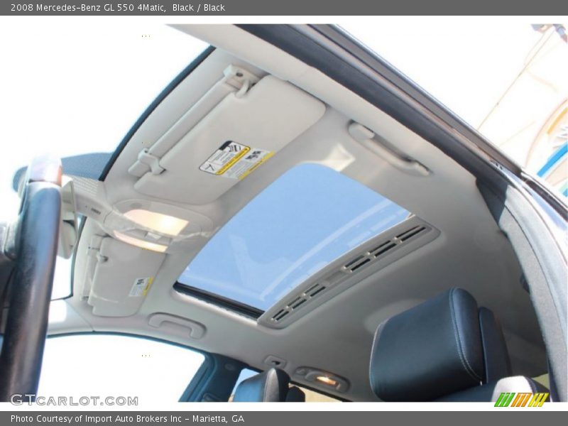 Black / Black 2008 Mercedes-Benz GL 550 4Matic