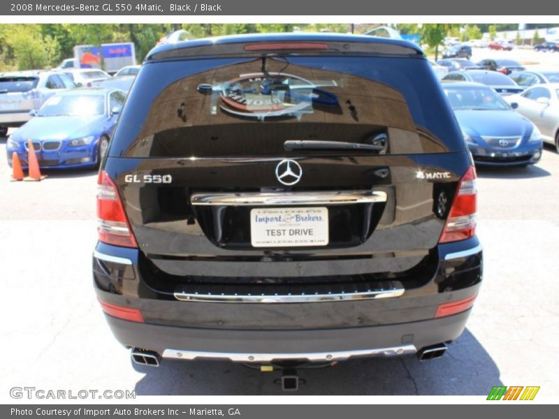Black / Black 2008 Mercedes-Benz GL 550 4Matic