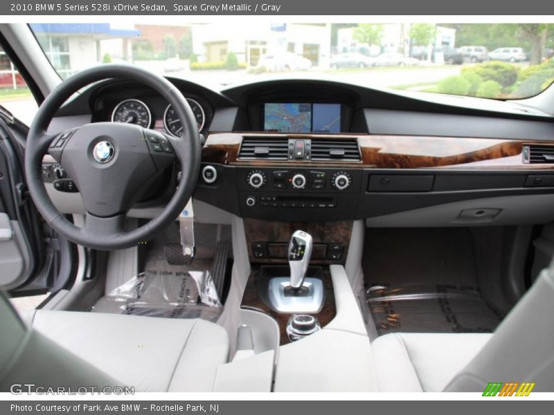 Space Grey Metallic / Gray 2010 BMW 5 Series 528i xDrive Sedan