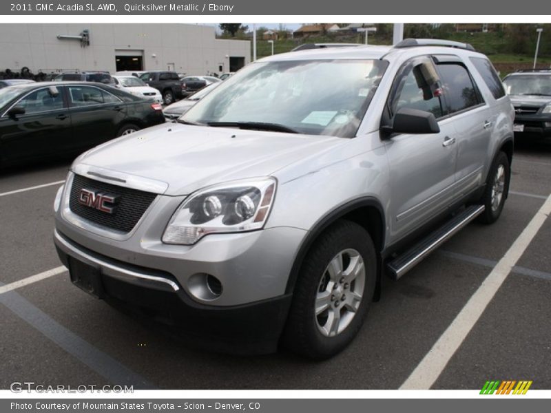 Quicksilver Metallic / Ebony 2011 GMC Acadia SL AWD