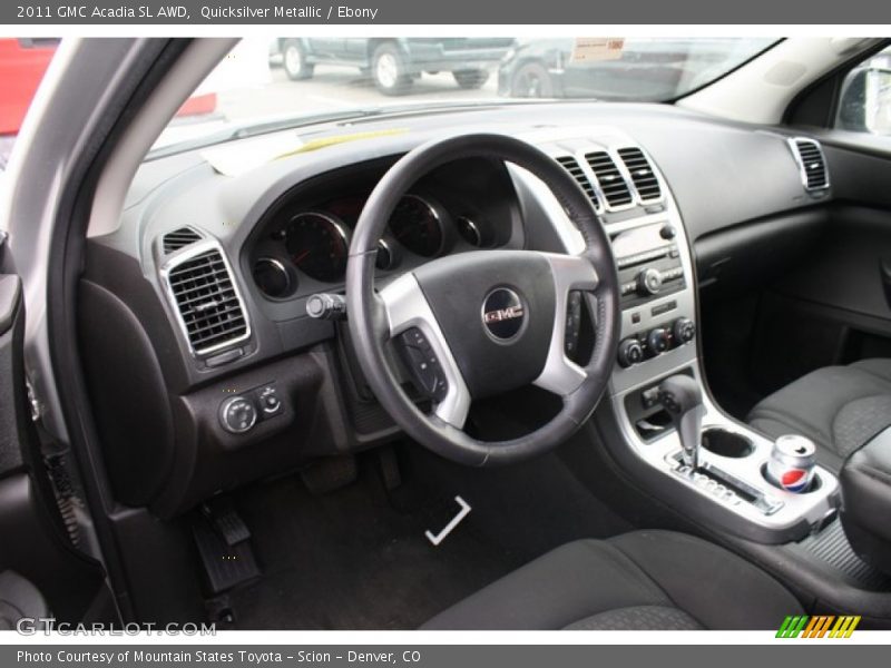 Quicksilver Metallic / Ebony 2011 GMC Acadia SL AWD