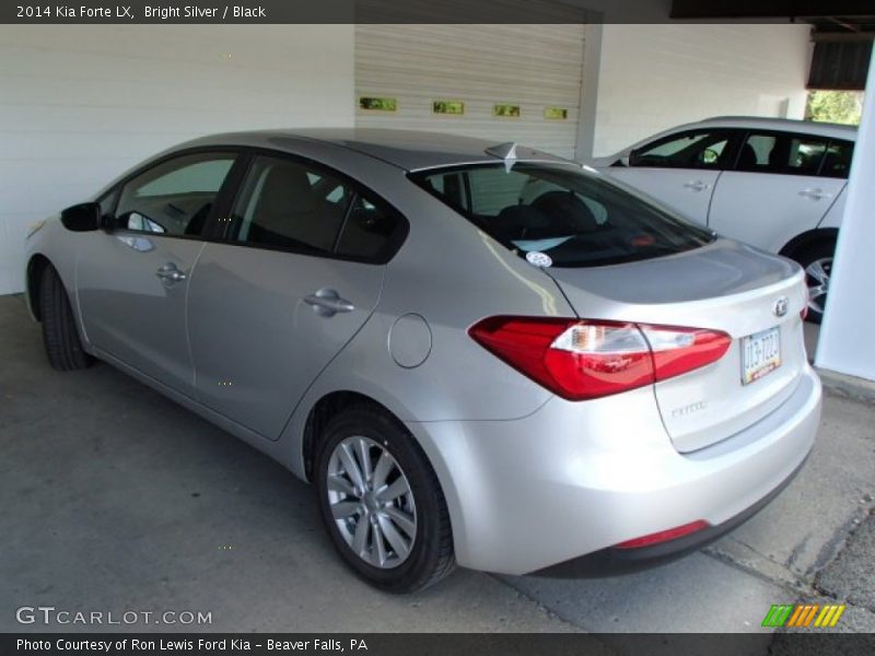 Bright Silver / Black 2014 Kia Forte LX