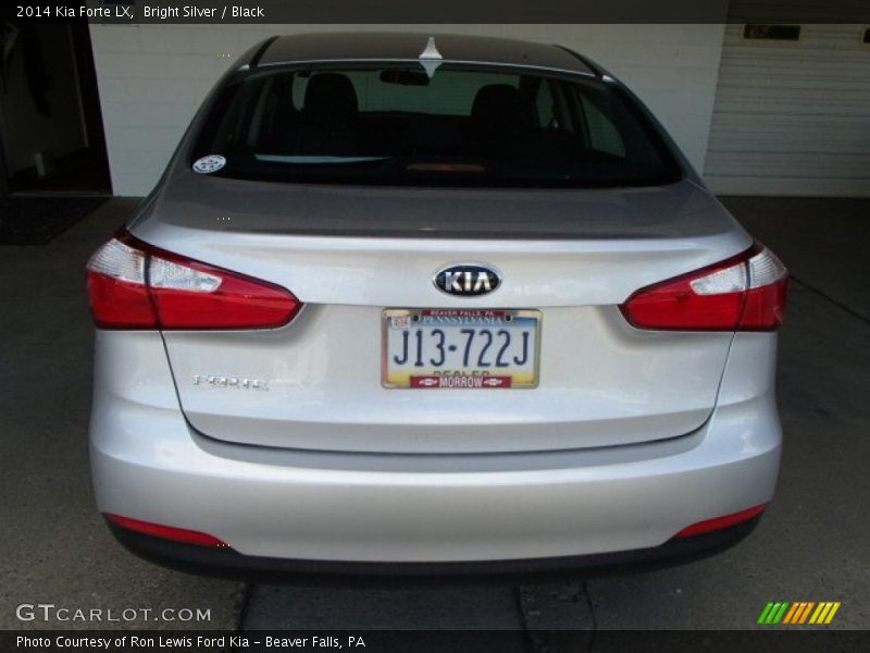 Bright Silver / Black 2014 Kia Forte LX