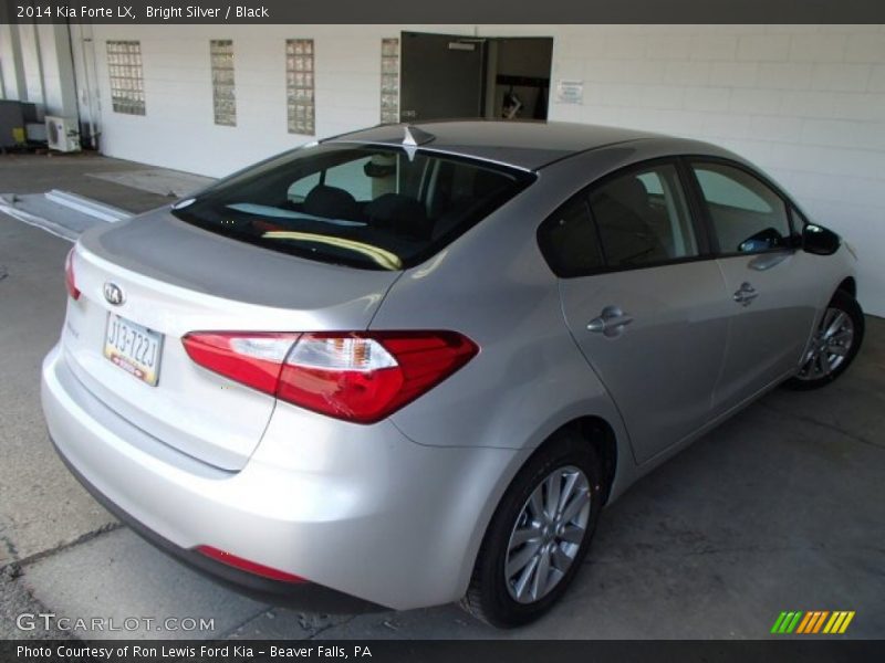 Bright Silver / Black 2014 Kia Forte LX