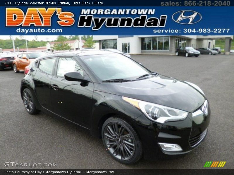 Ultra Black / Black 2013 Hyundai Veloster RE:MIX Edition