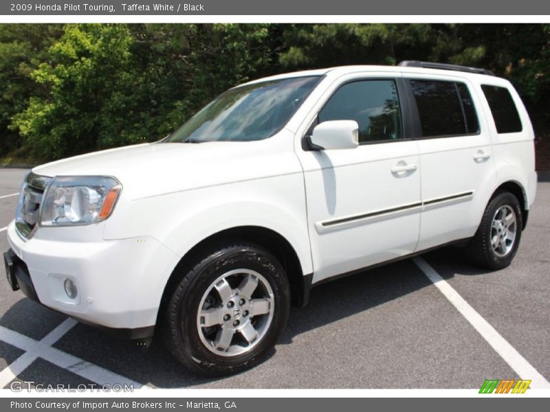 Taffeta White / Black 2009 Honda Pilot Touring