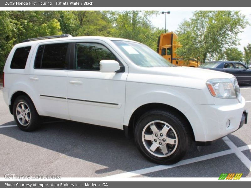 Taffeta White / Black 2009 Honda Pilot Touring
