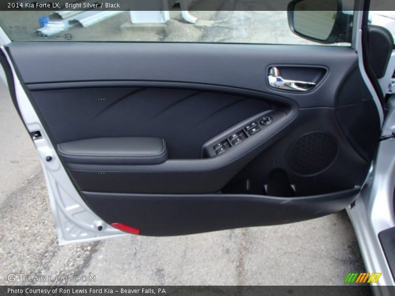 Bright Silver / Black 2014 Kia Forte LX
