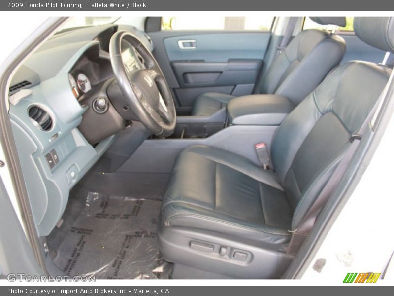 Taffeta White / Black 2009 Honda Pilot Touring