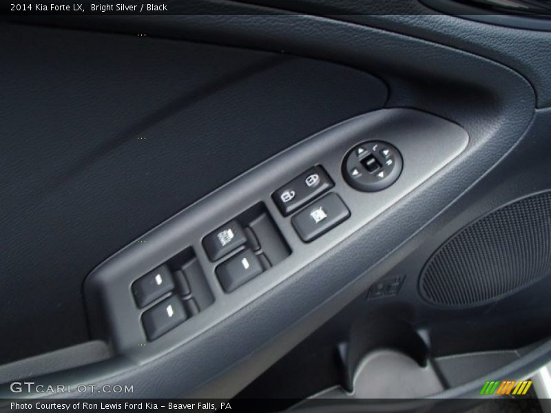 Bright Silver / Black 2014 Kia Forte LX