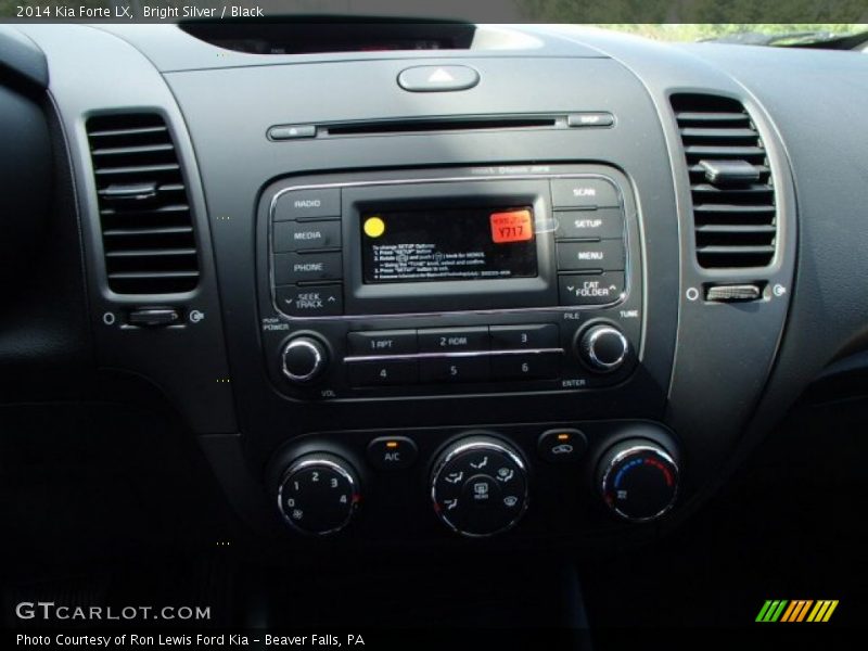 Bright Silver / Black 2014 Kia Forte LX