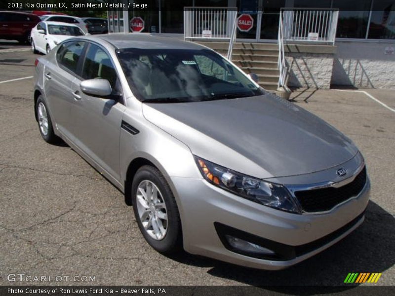 Satin Metal Metallic / Beige 2013 Kia Optima LX