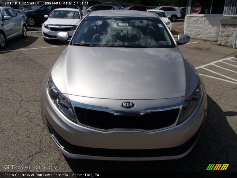 Satin Metal Metallic / Beige 2013 Kia Optima LX