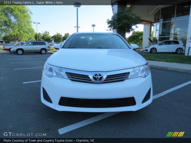 Super White / Ivory 2013 Toyota Camry L