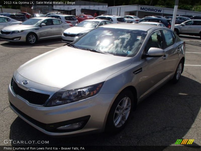 Satin Metal Metallic / Beige 2013 Kia Optima LX