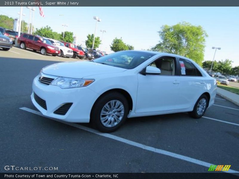Super White / Ivory 2013 Toyota Camry L