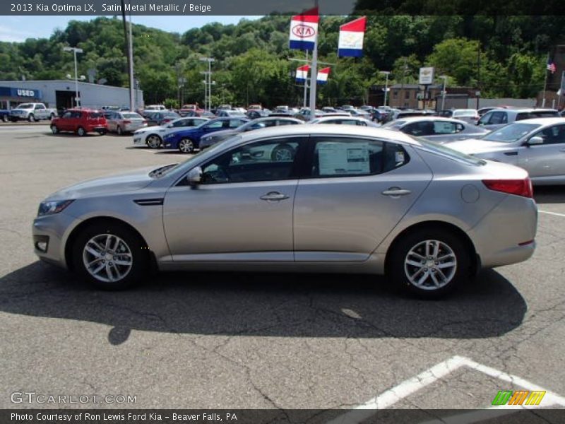 Satin Metal Metallic / Beige 2013 Kia Optima LX