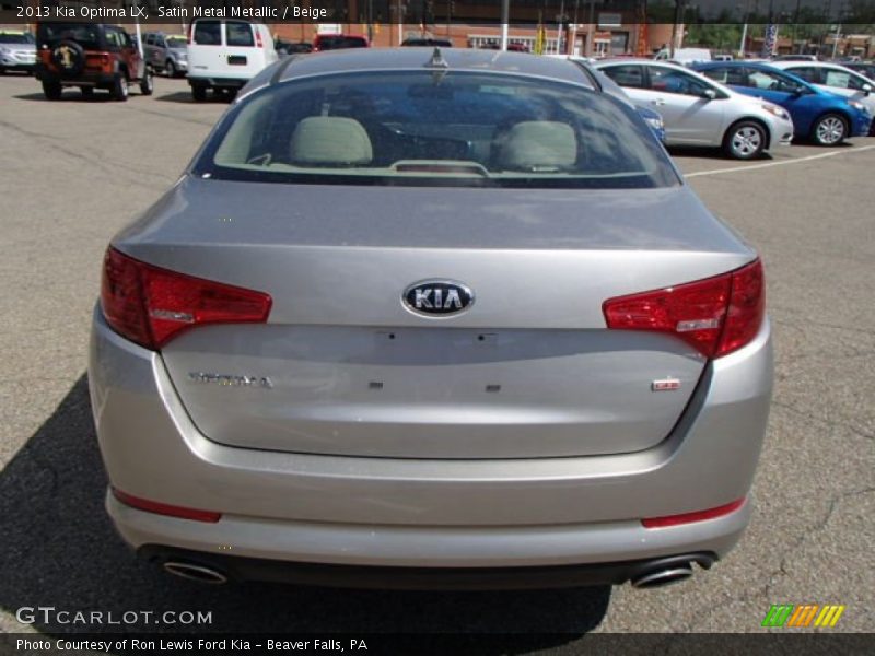 Satin Metal Metallic / Beige 2013 Kia Optima LX