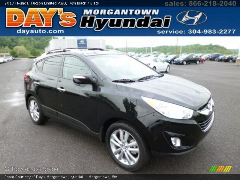 Ash Black / Black 2013 Hyundai Tucson Limited AWD