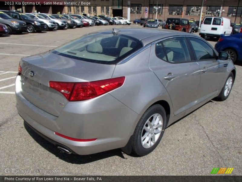 Satin Metal Metallic / Beige 2013 Kia Optima LX