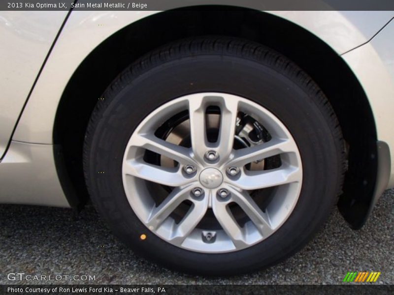 Satin Metal Metallic / Beige 2013 Kia Optima LX