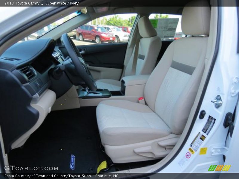 Super White / Ivory 2013 Toyota Camry L