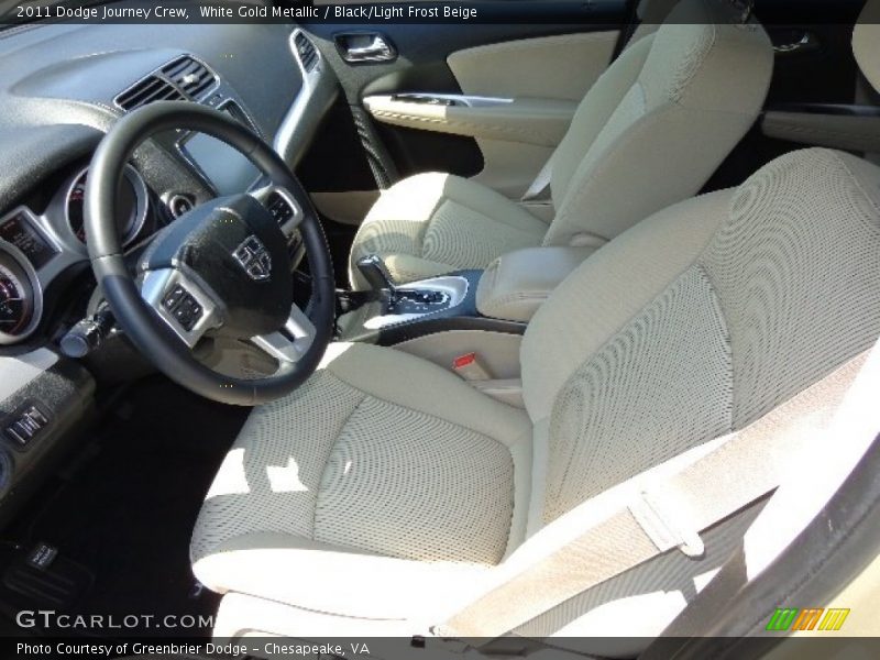  2011 Journey Crew Black/Light Frost Beige Interior