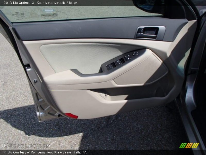 Satin Metal Metallic / Beige 2013 Kia Optima LX