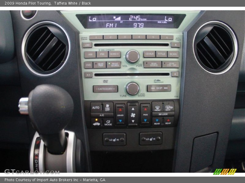 Taffeta White / Black 2009 Honda Pilot Touring