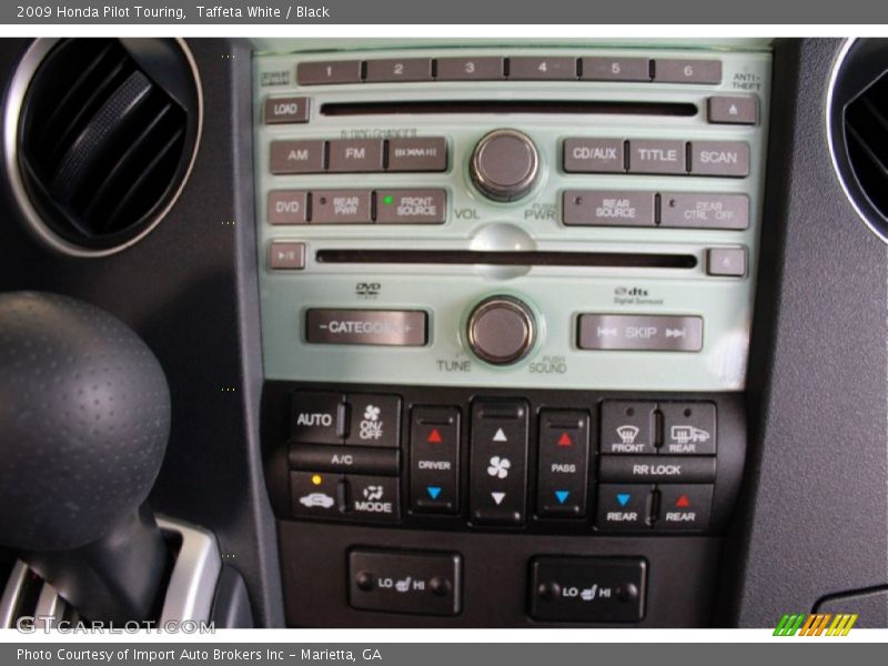 Taffeta White / Black 2009 Honda Pilot Touring