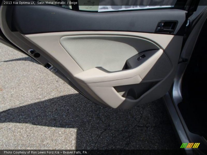 Satin Metal Metallic / Beige 2013 Kia Optima LX