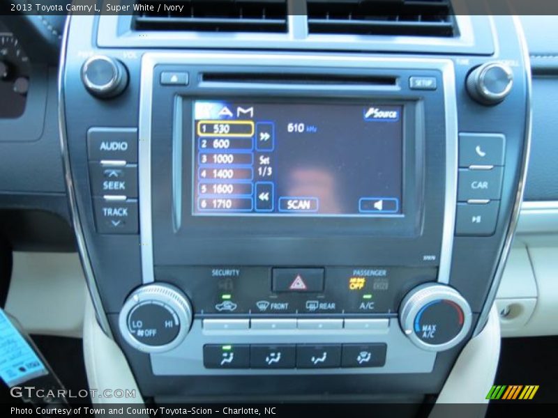Super White / Ivory 2013 Toyota Camry L