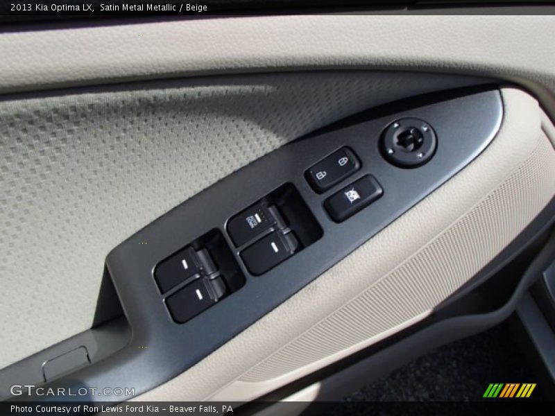 Satin Metal Metallic / Beige 2013 Kia Optima LX