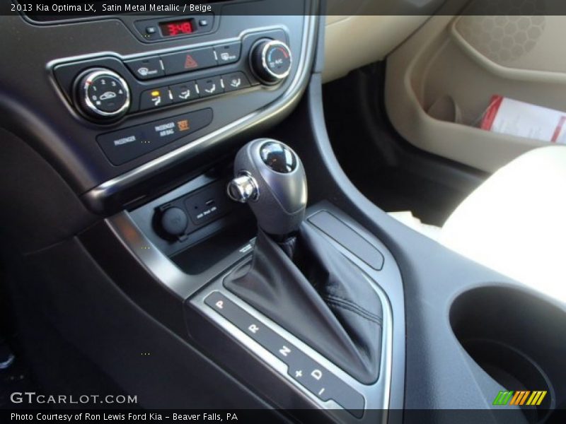 Satin Metal Metallic / Beige 2013 Kia Optima LX