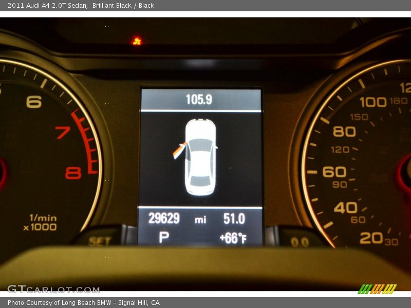 Brilliant Black / Black 2011 Audi A4 2.0T Sedan