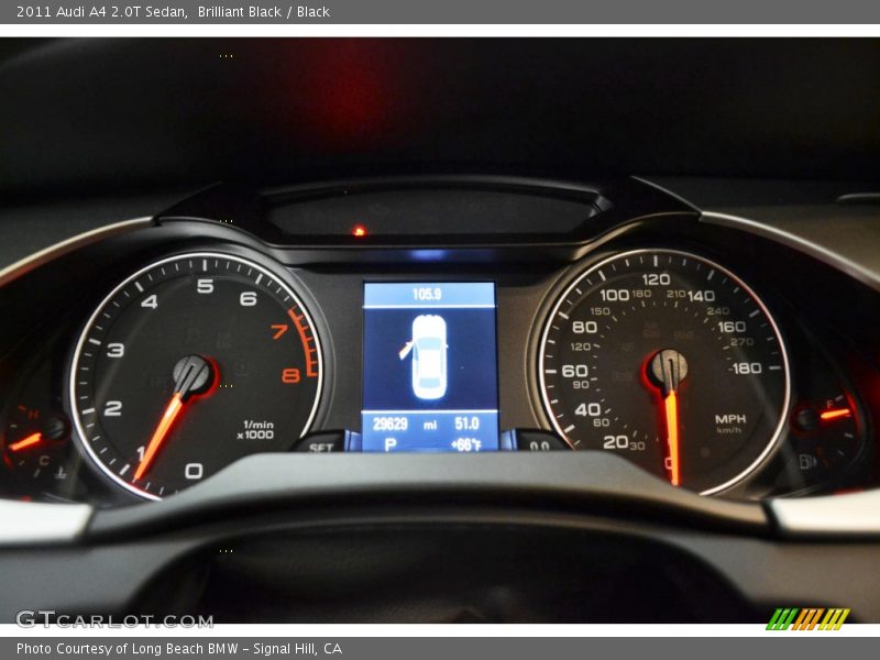 Brilliant Black / Black 2011 Audi A4 2.0T Sedan